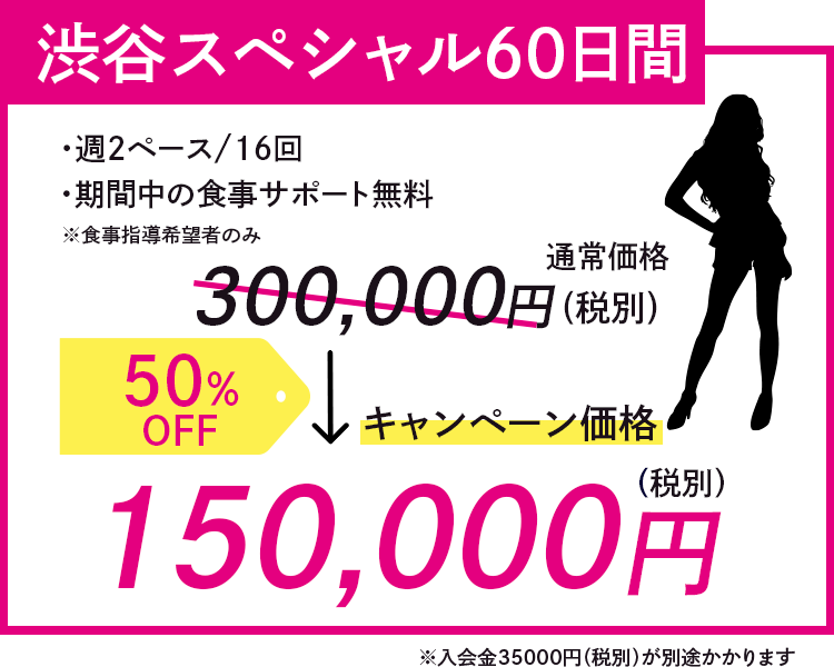 渋谷スペシャル60日間